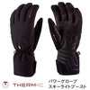 THERM-IC サーミック ヒーティングテクノロジー パワーグローブ スキーライト ブースト ブラック レザー POWER GLOVES SKI LIGHT BOOST T46-1200-005