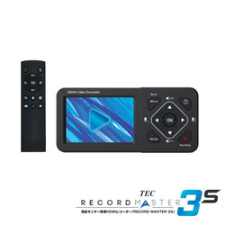 TEC テック  RECORD MASTER 3S  モニター搭載ポータブル HDMIメディアレコーダー TMREC-FHD3S