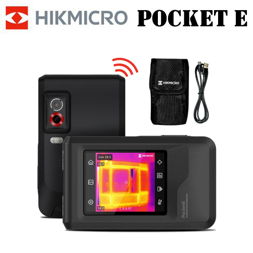 HIKMICRO PocketE  ハンディ サーモグラフィー カメラ  HIK-PCTE  ハイクマイクロ サーマルカメラ 可視光カメラ 熱画像キャプチャー 赤外線サーモグラフィカメラ