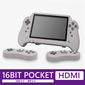【コロンバスサークル】液晶モニター搭載 SFC用 携帯 互換機 16ビット ポケットHDMI
