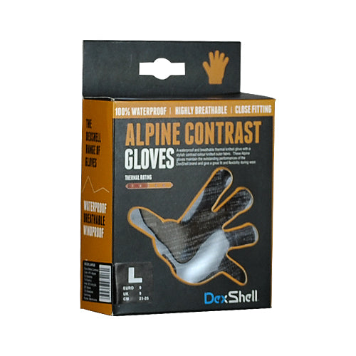 防水・通気手袋 アルパインコントラスト Waterproof Alpine Contrast Gloves「DG320」DexShellシリーズ デックスシェル