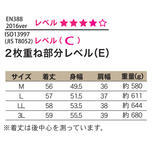 刃物で切れにくい防刃衣類 サクセスプランニング 防刃ベスト 耐刃ベスト 京都西陣 yoroi pro セーフティベスト 防護力 強化モデル SP-AA3