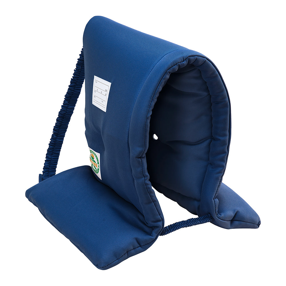 一般社団法人防災安全協会 防災製品等推奨品マーク認証　衝撃吸収パッド入り 防災ずきん 防災頭巾 ネイビー:143544 / パープル:143545