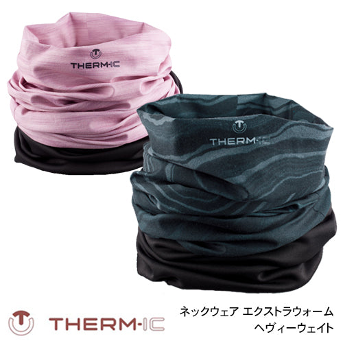 THERM-IC NECKWEAR EXTRA WARM HEAVY WEIGHT ネックウェア エクストラウォームヘヴィーウェイト ブラックストラーティス ピンクヘザー T23-0800-001