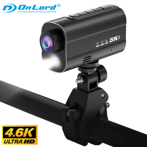 4.6K 自転車ドライブレコーダー LEDライト付 サイクルレコーダー バイシクル バイク ドラレコ 手ブレ補正 Wi-Fi H.264 256GB対応 NB-017