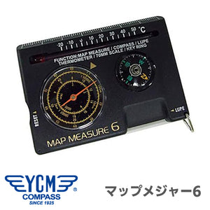YCM ワイシーエム 方位磁石 コンパス 湿度計 スケール付 マップメジャー６