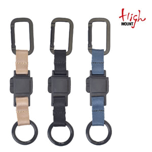 ハイマウント HIGHMOUNT ACCESSORIES カラビナ式 ドリンクボトル リング HMロック ボトルホルダー ブラック(23820) ネイビー(23821) ベージュ(23822)