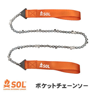 SOL エスオーエル カーボンスチール製 携帯 ポケットチェーンソー 14114-0