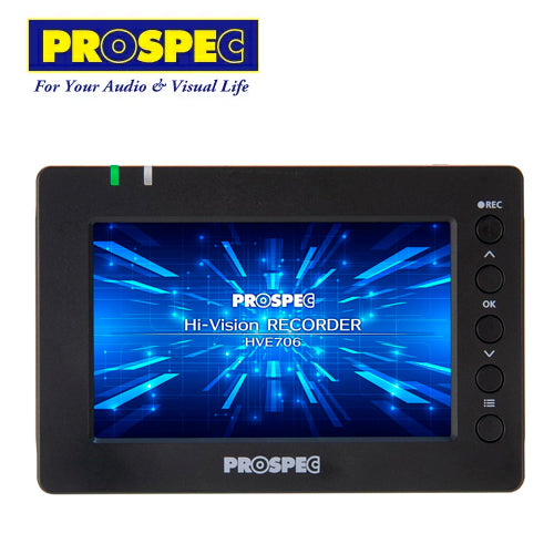 PROSPEC プロスペック HDMI入力 録画 5インチワイドモニター ハイビジョンレコーダー HVE706