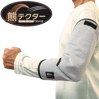 サクセスプランニング 防護服 yoroi pro 防刃衣類 熊対策防護用品 Kuma Tector 熊テクター防護腕カバー グレー フリーサイズ SP-CQ4