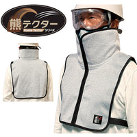 サクセスプランニング 防護服 yoroi pro 防刃衣類 熊対策防護用品 Kuma Tector 熊テクター 防護ネックガード グレー フリーサイズ SP-CB7