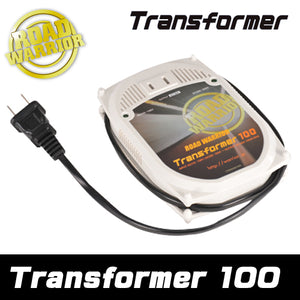 【RW41】対応電圧AC110-240V 海外旅行用 全世界対応 小型 変圧器 ロード・ウォーリア「トランスフォーマ100」