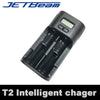 JETBEAM.JP リチウムイオンバッテリー用 インテリジェントチャージャー USB DC5V 接続 充電器 2本対応 Battery Charger「T2 Intelligent Charger」