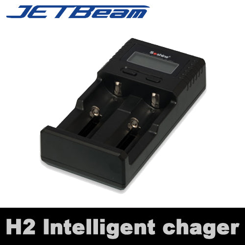 JETBEAM.JP リチウムイオンバッテリー用 インテリジェントチャージャー 充電器 2本対応 Battery Charger「H2 Intelligent Charger」