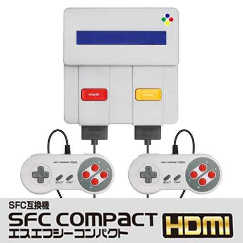 HDMI出力搭載 SFC互換機「エスエフシーコンパクトHDMI(SFC COMPACT HDMI) 」CC-SFSCH-GR【コロンバスサークル】