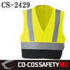 【CO-COS SAFETY NEO】JIS T8127 作業服 作業着 高視認性安全防炎ベスト(マジックテープ) CS-2429