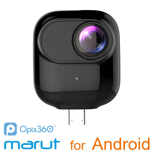 opix360 アンドロイド 対応 、VRカメラ、全方位カメラ スマホ直挿し 360°カメラ「marut(マルト)」for android