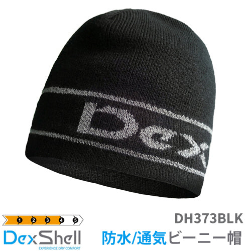 Dexshell デックスシェル Waterproof Beanie Reflective Logo リフレクト 反射ロゴ付 防水 ビーニー帽子 DH373 DH373BLK ブラック