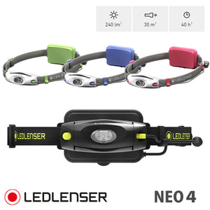 LEDLENSER レッドレンザー 最大240ルーメン ヘッドランプ ヘッドランプ ヘッドライト NEO4 ブラック ピンク ブルー グリーン