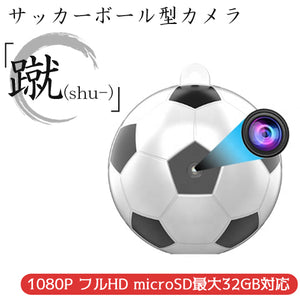 HUNTEREYE MICRO 超小型 サッカーボール型 防犯カメラ 「蹴(シュウ)」ARK-SCSQ20