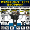 Glanshield グランシールド Wi-FI対応 防犯カメラ センサーライト  2灯 スマホ監視可能なIPカメラ Dive-y Beam Eye  ダイビー ビームアイ GS-SLC01