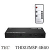 THD22MSP-4K60 テック 4K60Hz HDR対応 2入力2出力 HDMIマトリクス切替器
