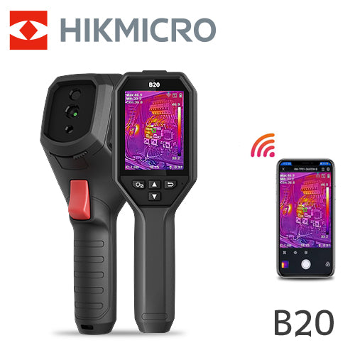 HIKMICRO B20 ハンディ サーモグラフィー カメラ HIK-B20 ハイクマイクロ サーマルカメラ 256 x 192 画素の赤外線熱画像 2MP可視光カメラ、WI-FI機能 熱画像キャプチャー頻度 25Hz【メーカー正規品】