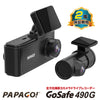 PAPAGO! パパゴ 超高画質 490°録画（フロント190°＋車内190°＋リア110°）対応 3カメラ ドライブレコーダー GoSafe 490G　GS490G-64GB